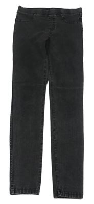 Tmavosivé džegíny H&M