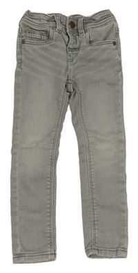 Svetlosivé skinny teplákové rifle C&A