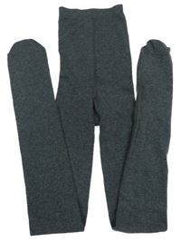 Tmavosivé melírované pančuchy PRIMARK