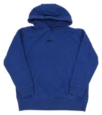 Zafírová mikina s vreckom a kapucňou Next