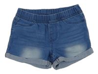 Modré teplákové rifľové kraťasy Y.F.K.