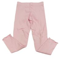 Růžové žebrované legíny Primark