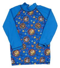 Modré UV triko s Paw Patrol Nickelodeon