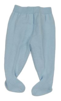 Světlemodré pletené polodupky