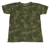 Khaki vzorované tričko Primark