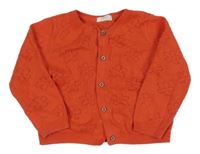 Červený prepínaci sveter s perforovanými kvety Next