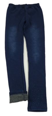 Tmavomodré zateplené tregíny s kamínky 