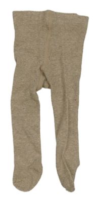 Béžové melírované pančuchy H&M