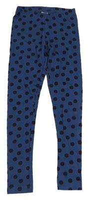 Tmavomodré puntíkaté legíny hema