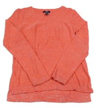 Korálový trblietavý ľahký sveter GAP