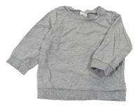 Sivá melírovaná ľahká mikina H&M