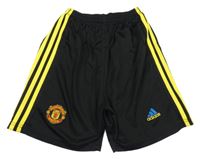 Černo-žluté fotbalové kraťasy - Manchester united - Adidas