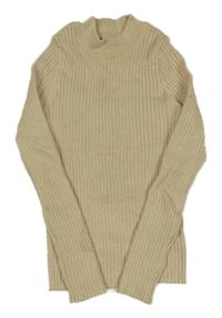 Zlatý rebrovaný ľahký sveter Primark