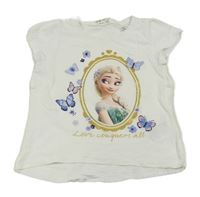 Bílé tričko s Elsou H&M
