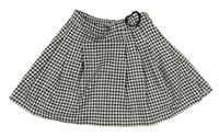 Čierno-biela vzorovaná sukňa s přezkou Primark
