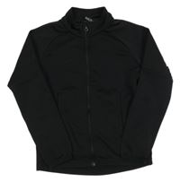 Černá propínací sportovní mikina s logem Nike