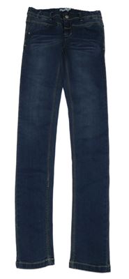 Tmavomodré teplákové skinny rifle Name it