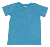 Svetlomodré melírované športové tričko