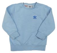Světlemodrá mikina s logem Adidas