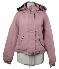 Dámská růžová šusťáková podzimní bunda s kapucí Vero Moda 