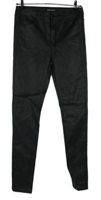 Dámské černé koženkové skinny kalhoty Estee Brown