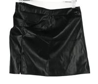 Dámska čierna koženková sukňa Shein