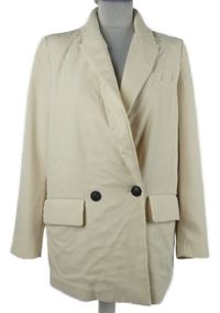 Dámsky smotanový oversize blejzer Zara