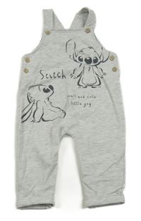 Světlešedé laclové tepláky se Stichem George