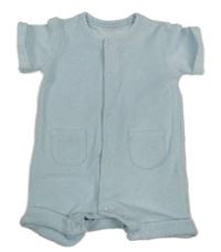 Svetlomodrý zamatový overal Matalan