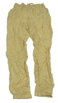 Žlté ľahké nohavice H&M