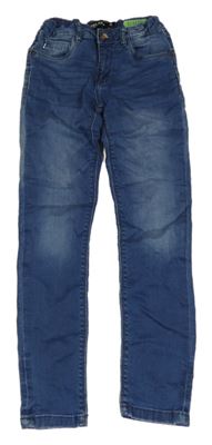 Modré slim fit rifle