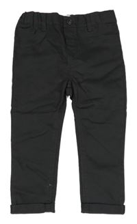 Antracitové rifľové nohavice H&M