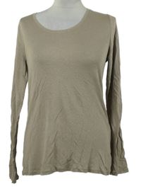 Dámske béžové ľanové tričko Primark