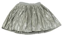 Strieborná trblietavá sukňa C&A