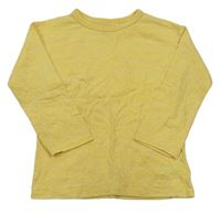 Žlté melírované tričko Next