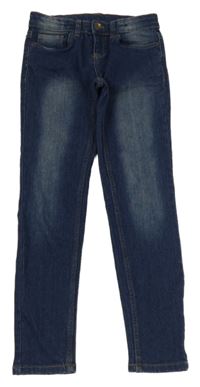 Tmavomodré skinny rifle X-mail