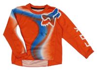 Červeno-modré športové tričko FOX