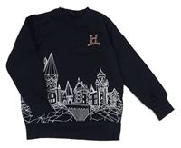 Tmavomodrá mikina Harry Potter 