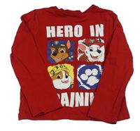 Červené triko s Paw Patrol C&A