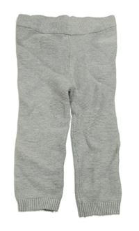 Šedé pletené kalhoty M&S