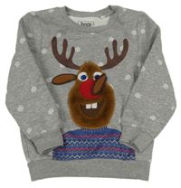 Sivá mikina so sobom C&A