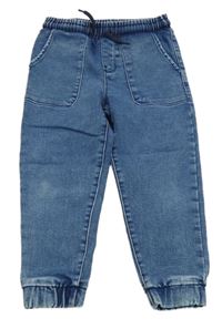 Modré teplákové rifle Little Kids