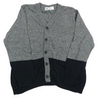 Sivo-čierny prepínaci sveter H&M