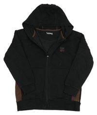 Čierno-béžová prepínaci mikina s kapucňou Nutmeg