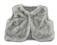 Svetlosivá chlpatá vesta