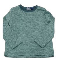 Zelené melírované thermo tričko Lupilu