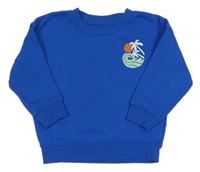 Zafírová mikina s palmami Primark