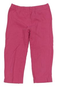 Ružové capri legíny