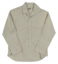 Bílo-béžová puntíkovaná košile I do