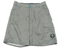 Šedé melírované funkční sportovní kraťasy Vans